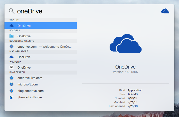 sync mac with onedrive for business