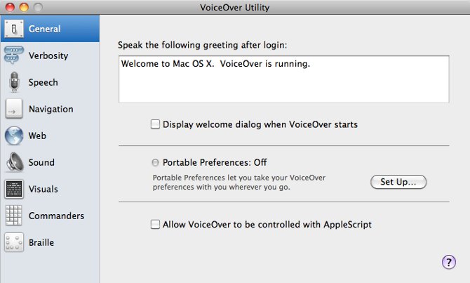 why is voiceover utility on mac os x reading ip address for website